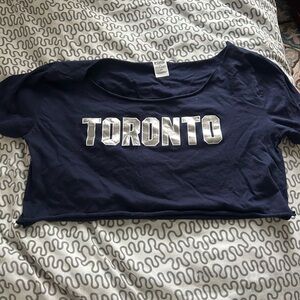 University of Toronto VS Pink Crop Top